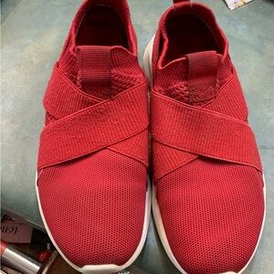 Skechers Red  Slip-On Sneakers